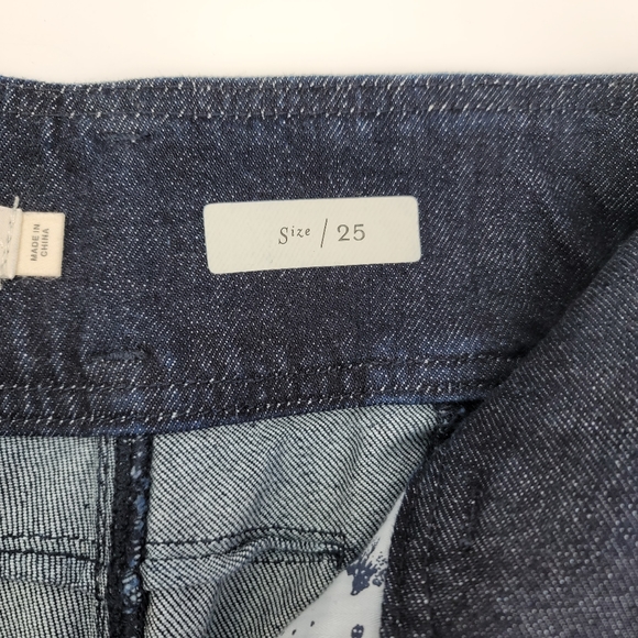 Anthropologie Pilcro and the Letterpress High-Rise Slim Straight Jeans Size 25 - Picture 4 of 14
